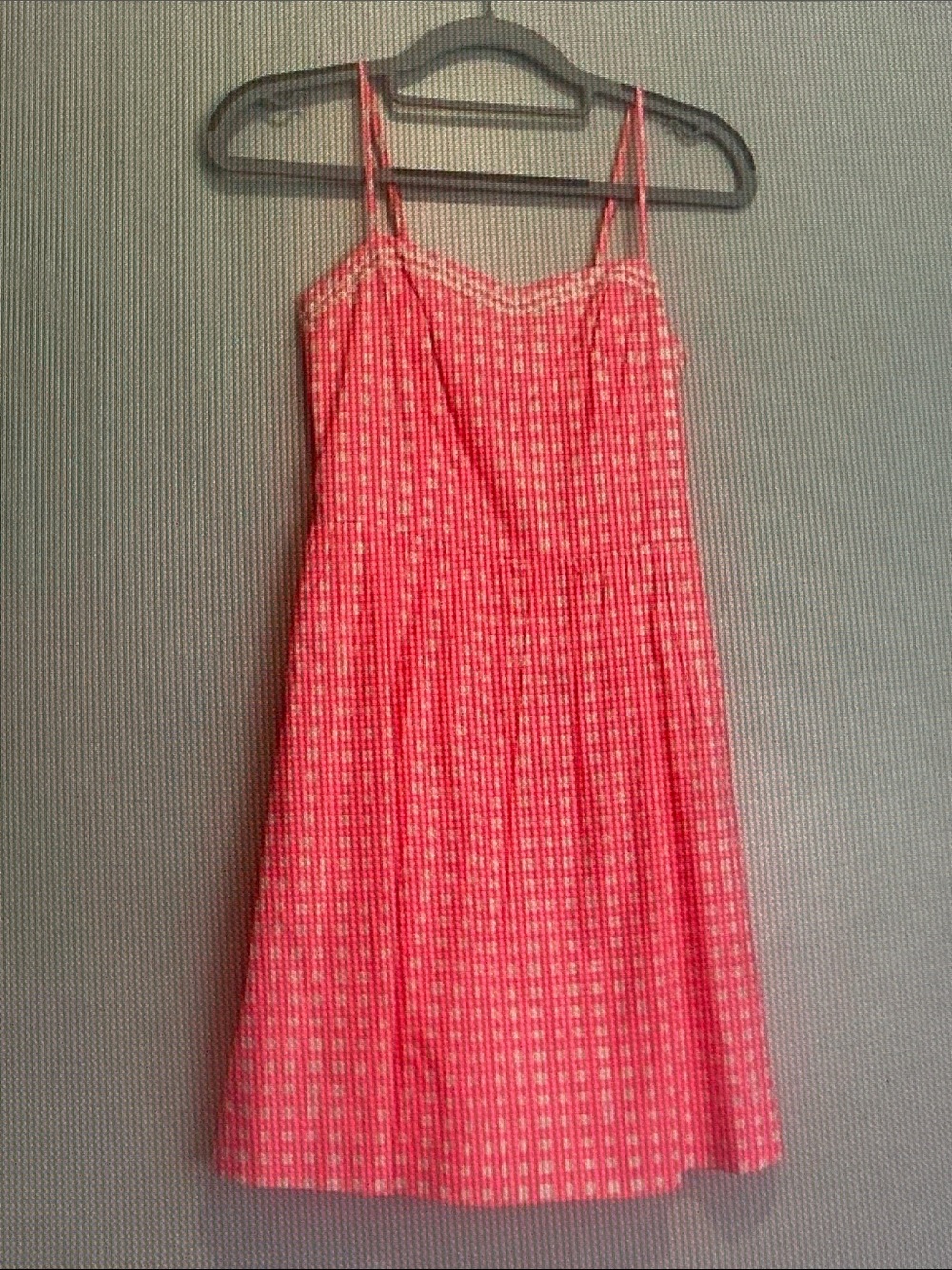 Lilly Pulitzer Pink Patterned Spaghetti Strap Sundress